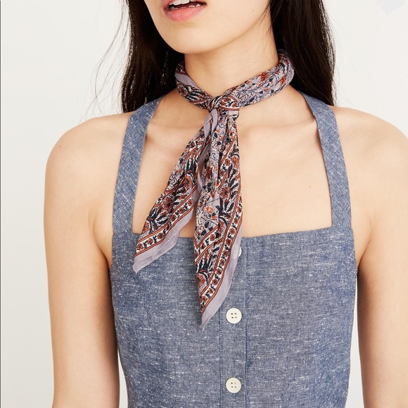 Madewell Chambray Tank Button-Front Midi Dress - Picture 4 of 5